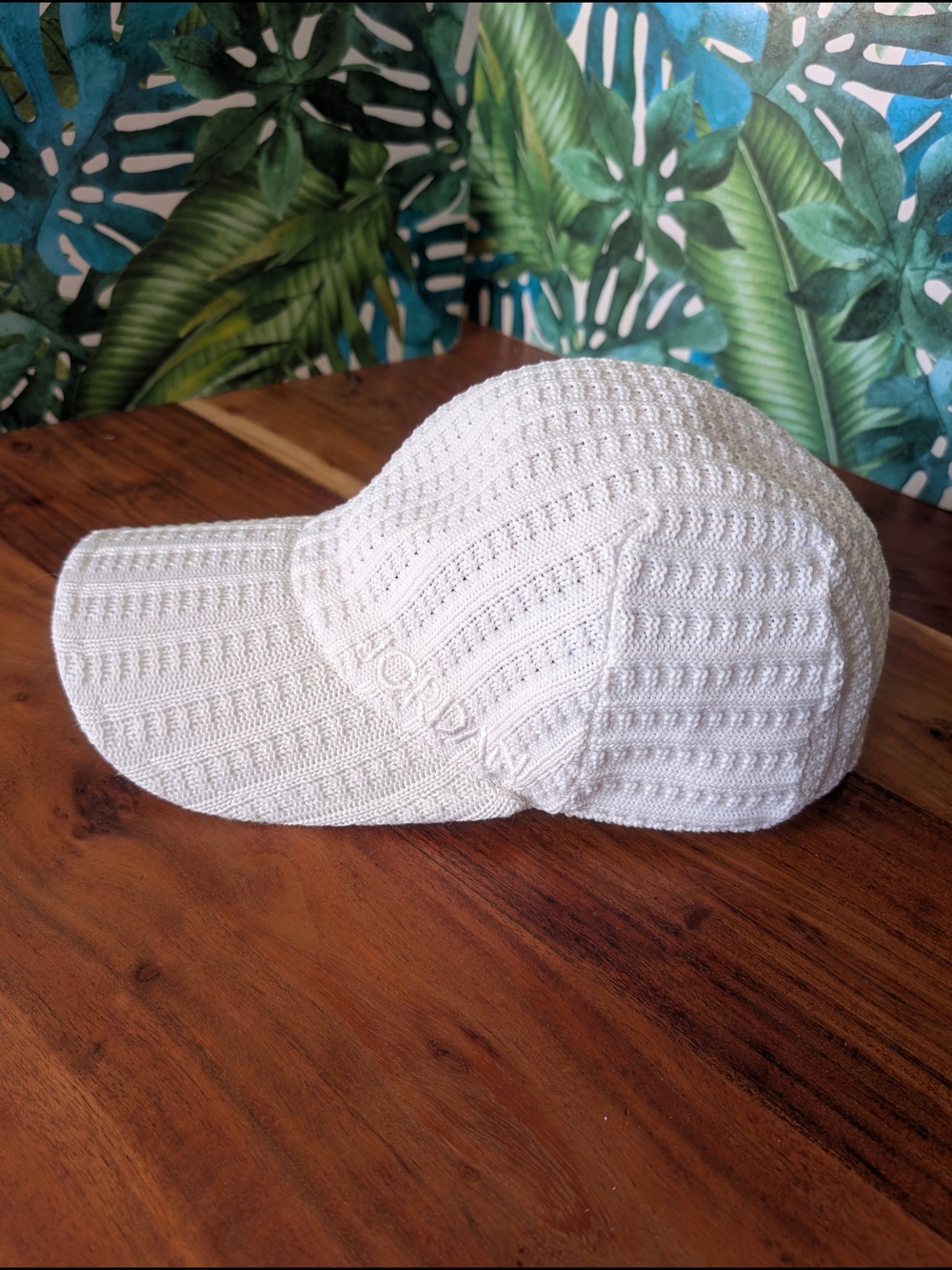 White Knit Jordan Baseball Cap